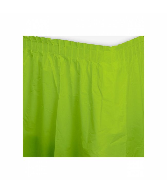 Amscan Inc. Plastic Table Skirts - 14 Ft. X 29 Inch Kiwi