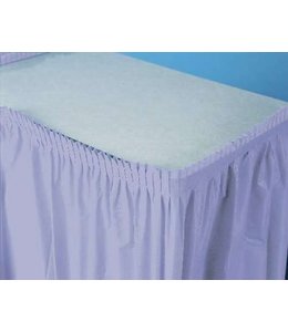 Amscan Inc. Plastic Table Skirts - 14 Ft. X 29 " Powder Blue