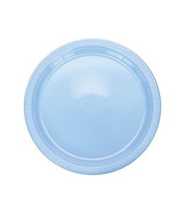 Amscan Inc. 7 Inch Plastic Plates 20/pk-Powder Blue