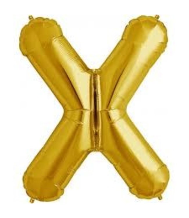 North Star Balloons 34 Inch Balloon Letter Gold-X