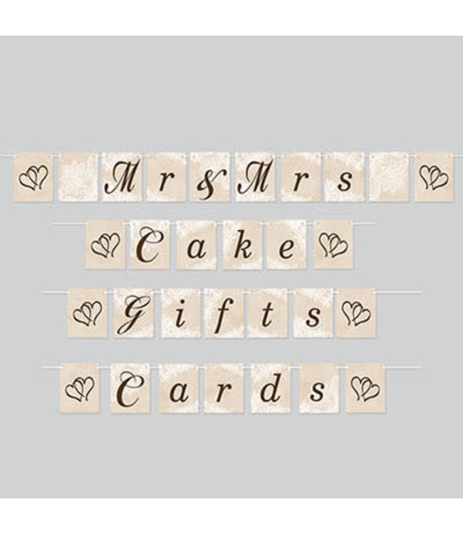 The Beistle Company Wedding Streamer Set