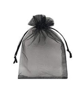 Al mahdi Sheer Bags (13 1/2 X 19) Inches - Black
