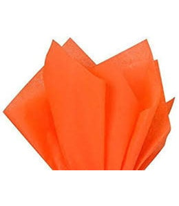 Global Wrap Tissue Paper Orange (20x30 Inches)  20/pk