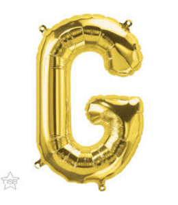 North Star Balloons 34'' Balloon Letter G Gold