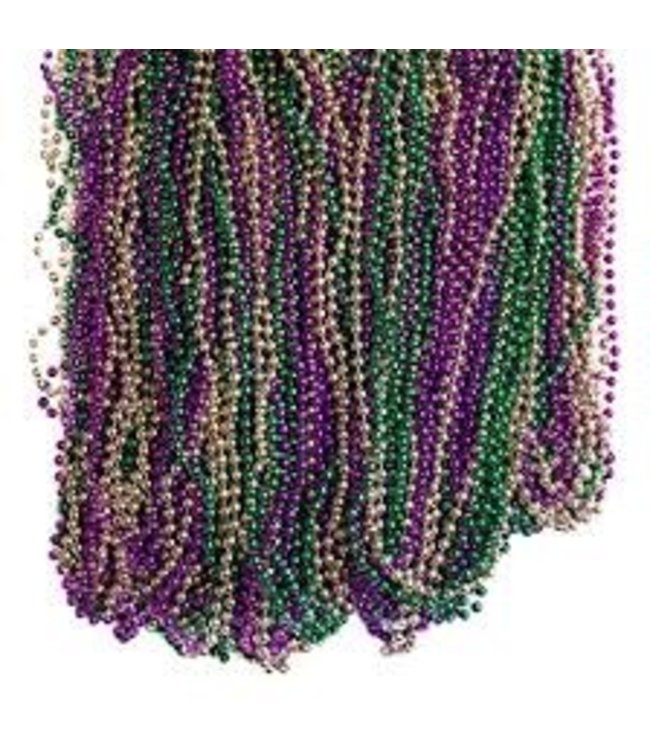 Party Time 33 Inch Bead Necklace 25/pk - Assorted Colors