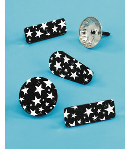 Party Time Metal Noise Makers 10/pk - Embossed Black & White