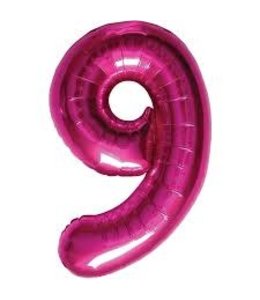 North Star Balloons Copy of 34 Inch Number 4 Fuschia