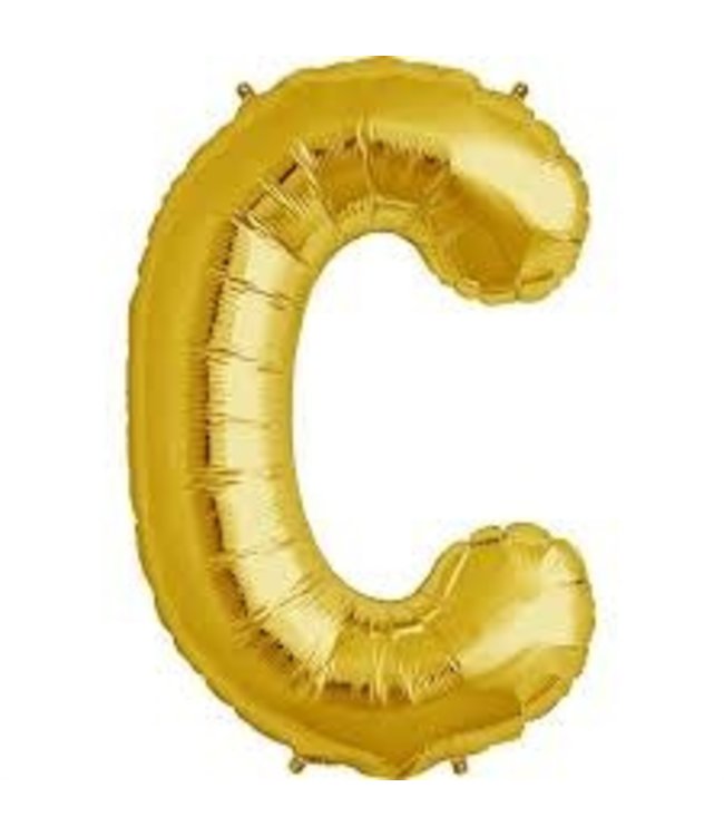 North Star Balloons 34 Inch Balloon Letter Gold-C
