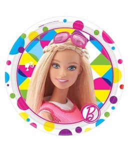 Party City Barbie Sparkle-Dessert Plates 7 Inch
