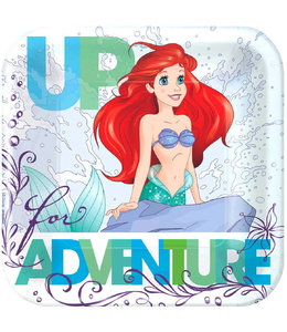 Amscan Inc. Ariel Dream Big - 7 Inch Plates Square