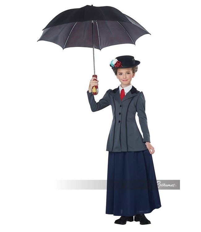 California Costumes English Nanny Girls Costume