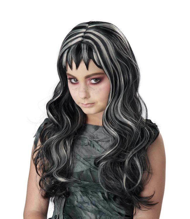 California Costumes Child Wig-Gothic Streaks