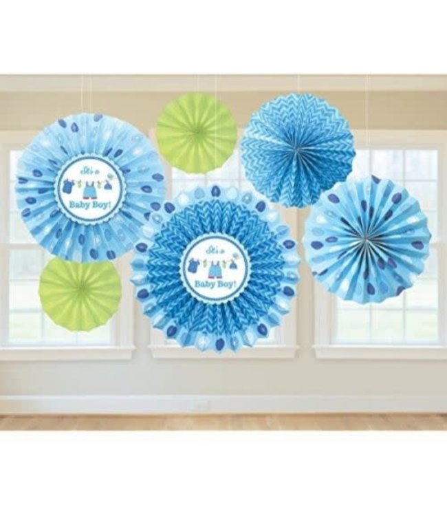 Amscan Inc. Paper Fan Deco-Shower With Love Boy