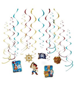 Party City Jake & The Never Land Pirates - Swirl Decorations