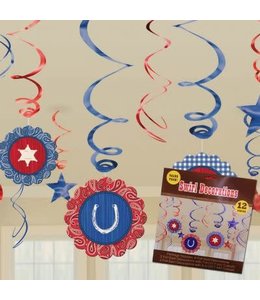 Amscan Inc. Value Pack Swirl Decoration-Western