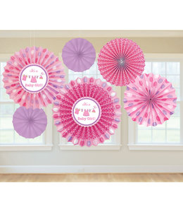 Amscan Inc. Paper Fan Deco-Shower With Love Girl