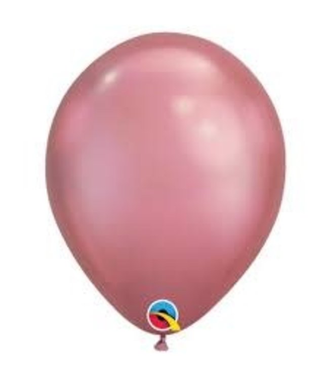 Qualatex 11" Latex Balloons 100 ct-Chrome Mauve