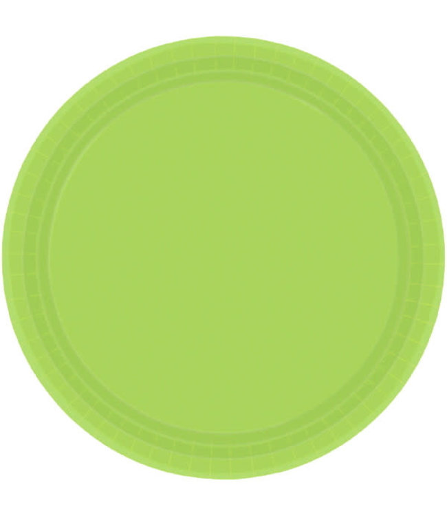 Amscan Inc. 7 Inch Paper Plates 8/pk-Kiwi Green