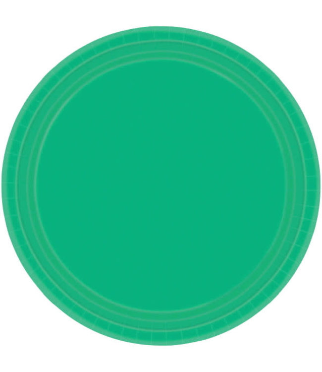 Amscan Inc. 9 Inch Paper Plates 8/pk-Festive Green