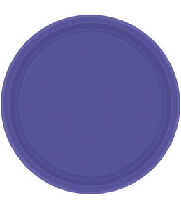 Amscan Inc. 9 Inch Paper Plates 8/pk-New Purple