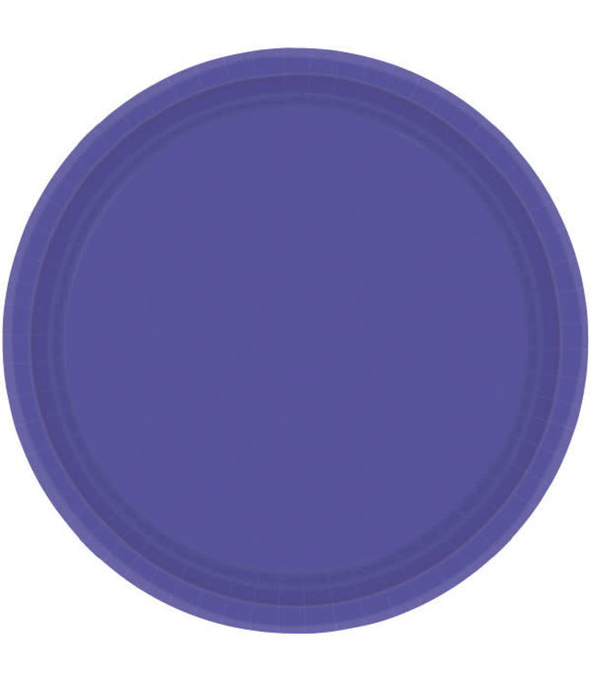 Amscan Inc. Plate 9" Purple