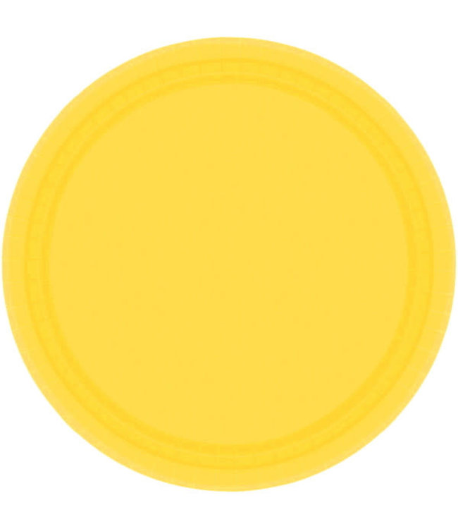 Amscan Inc. 9" Paper Plates-Sunshine Yellow
