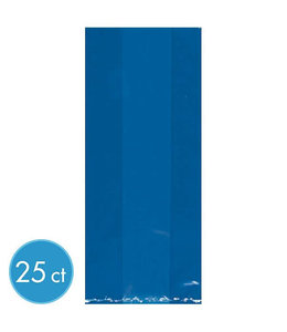 Amscan Inc. Large Cello Party Bag (11 1/2X5X3 1/4) Inch  25/pk-Bright Royal Blue
