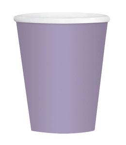 Amscan Inc. 9 oz Paper Cups 8/pk-Lavender