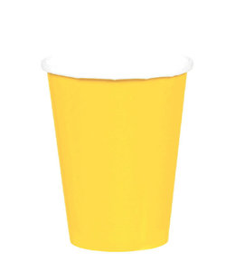 Amscan Inc. 9 oz Paper Cups 8/pk-Yellow Sunshine