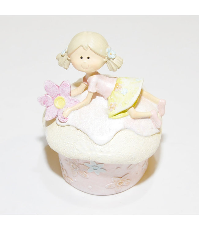 Delton Products Corporation Pink Cupcake Girl 3.25 X4.3"Rs