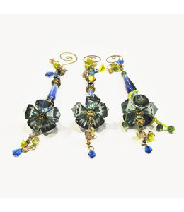 Katherine's Collection Glass Jewel Ornaments Set/3