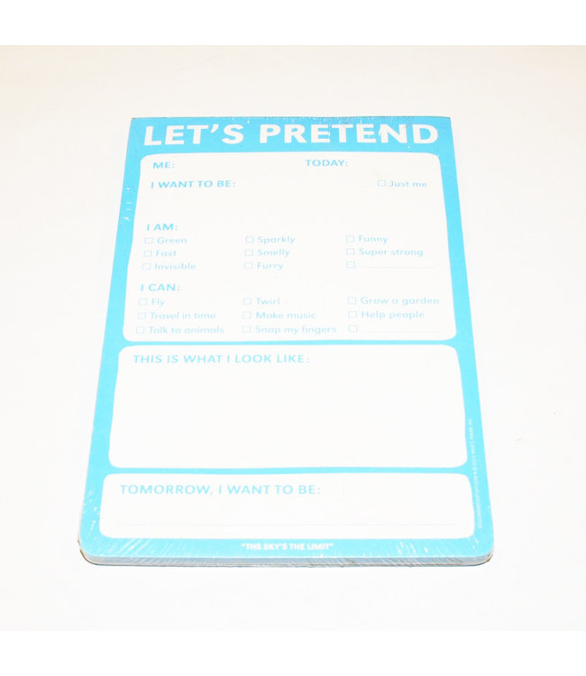 Supercali Writing Pads-Let's Pretend