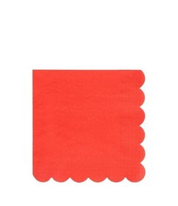 Meri Meri Large Napkins (6.5x6.5) Inches 20/pk-Red