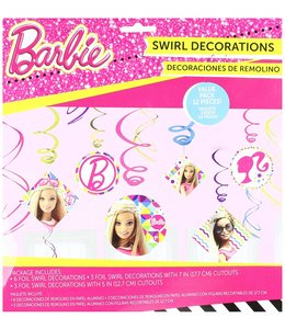 Party City Barbie Sparkle - Swirl Decorations