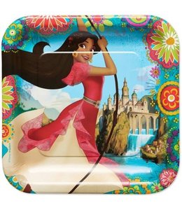 Amscan Inc. Elena Of Avalor-9 Inch Square Plates 8/pk