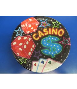 Amscan Inc. Casino-9 Inch Plates 8/pk