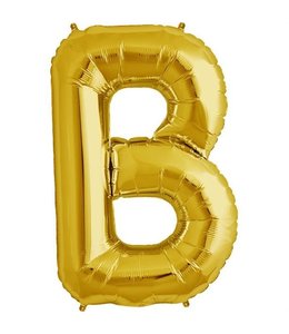North Star Balloons 34'' Balloon Letter B Gold