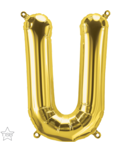 North Star Balloons 34 Inch Balloon Letter Gold-U