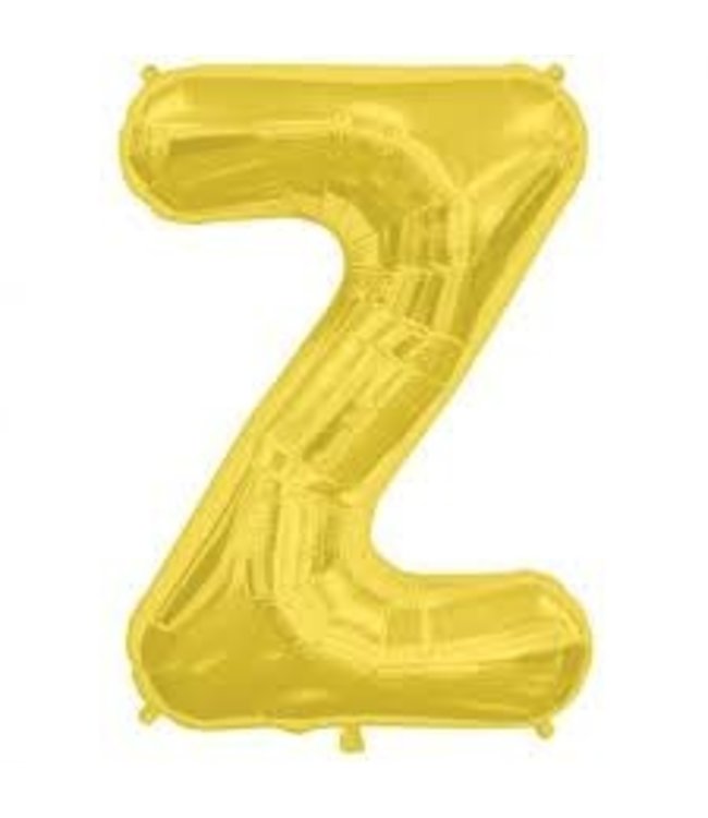 North Star Balloons 34 Inch Balloon Letter Gold-Z