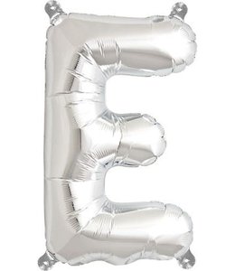 North Star Balloons 16 Inch Airfill Balloon Letter E Silver