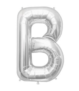 North Star Balloons 34 Inch Balloon Letter B Silver