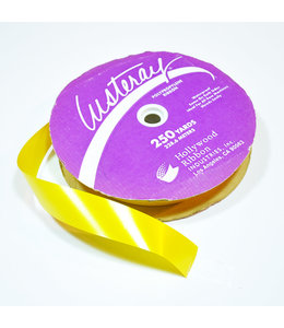 Hollywood Ribbon Ribbon Poly Satin 1 1/4" X 250 Yd - Yellow