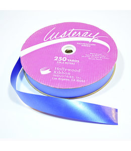 Hollywood Ribbon Ribbon Poly Satin 1 1/4 inch X 250 Yd - Royal