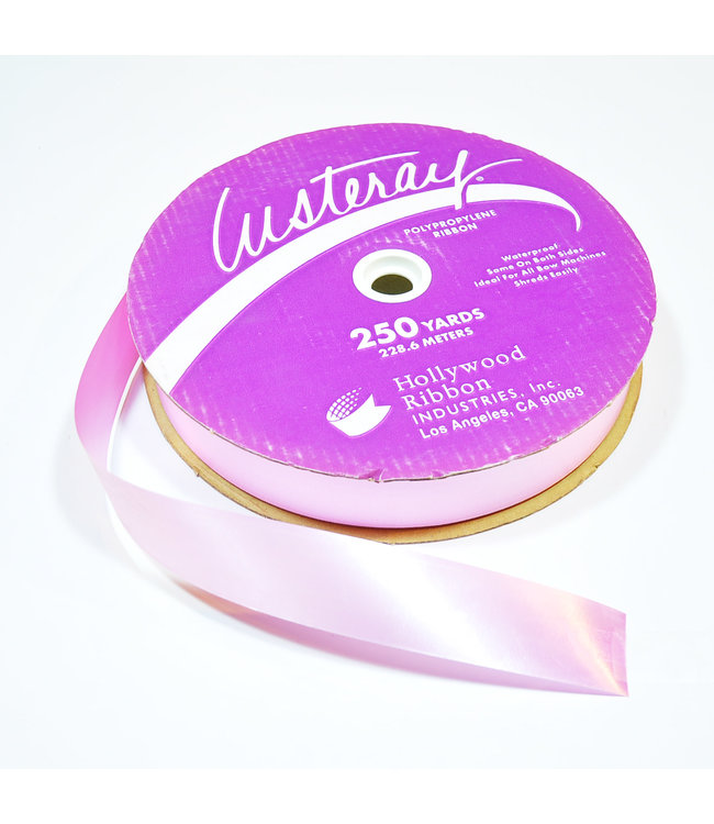 Hollywood Ribbon Ribbon Poly Satin 1 1/4" X 250 Yd - Pink