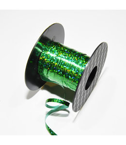 Hollywood Ribbon Holographic Ribbon Green 3/16