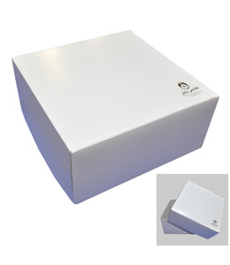 Global Wrap Box - 12 x 12 x 5.5 inch, White