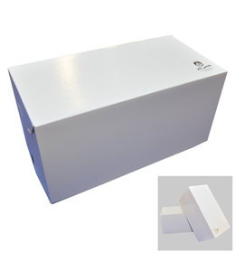 Global Wrap Box - 17 x 8.5 x 8.5  inch, White
