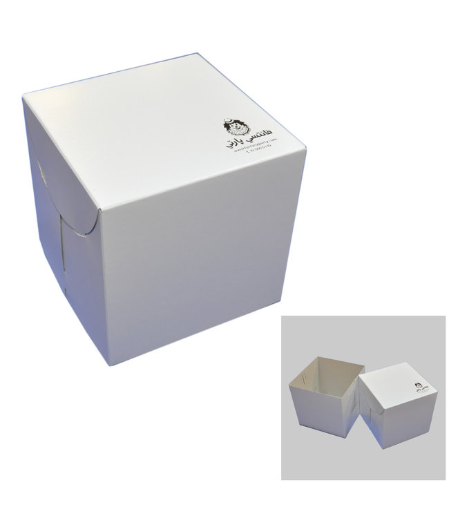 Global Wrap Box - 7 x 7 x 7 inch, White