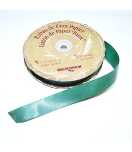 Summerfield Packaging Memphis Paper Faux Ribbon 1 1/4 Inch X 100 Yards-Dark Green