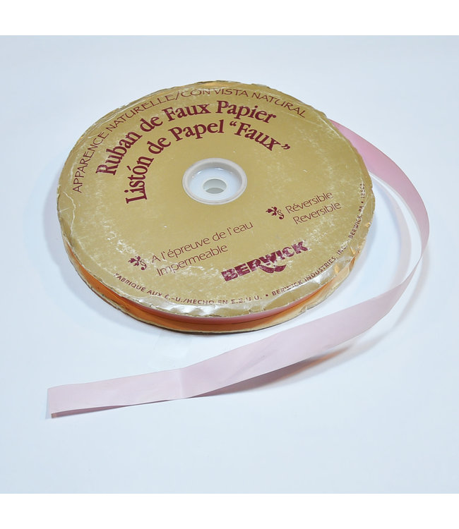 Summerfield Packaging Memphis Paper Faux Ribbon 3/4 Inch X 100 Yard s-Pink
